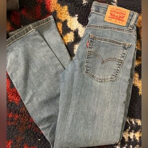 Levi's Boy’s Light Blue Straight Jeans